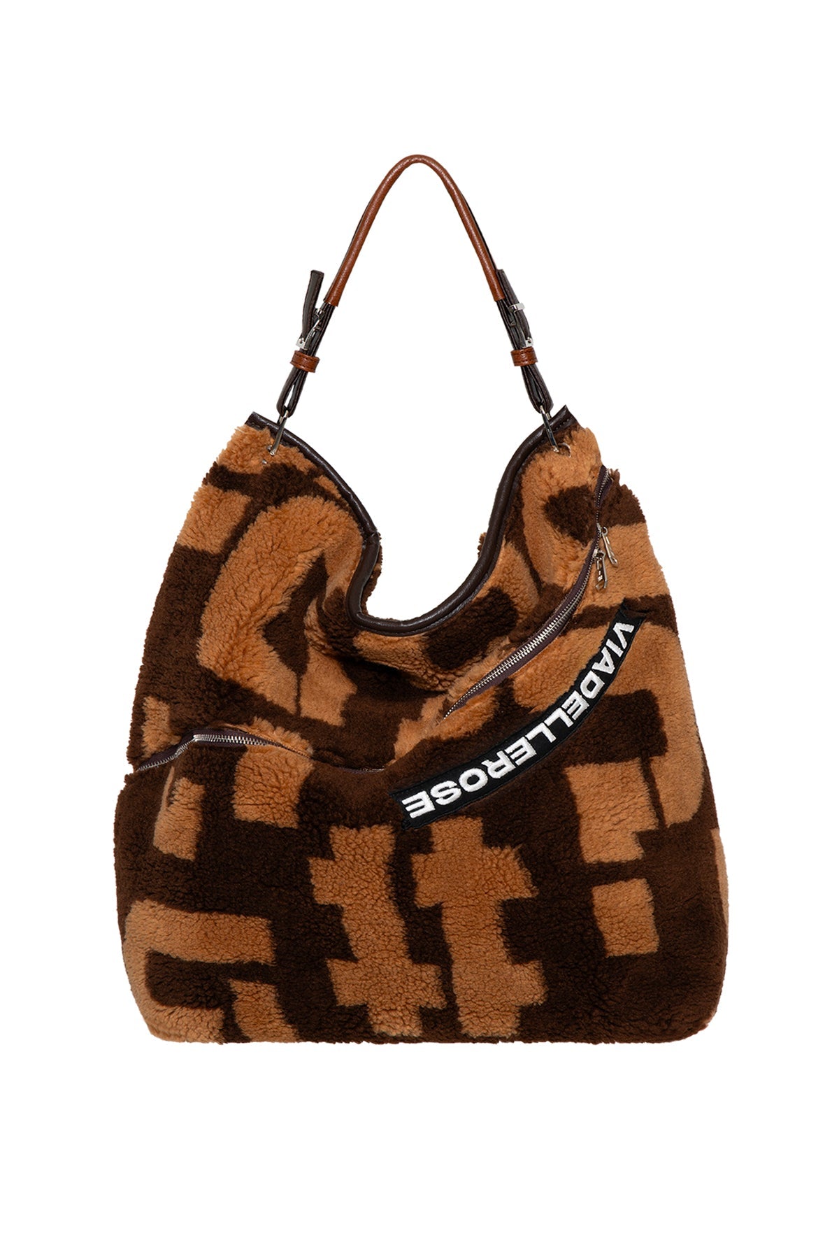 Brown Faux Fur Bag Bellatrix2