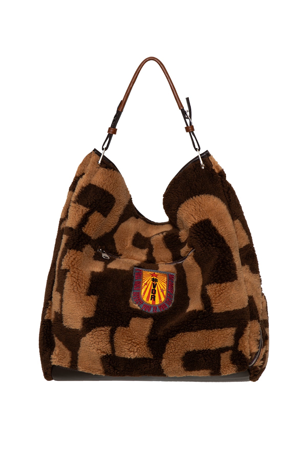 Brown Faux Fur Bag Bellatrix2