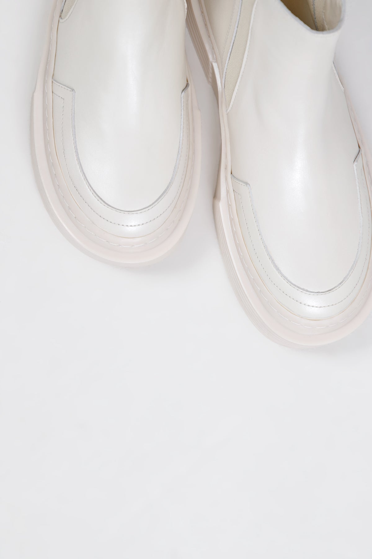 Off White Ankle Boots Bianca