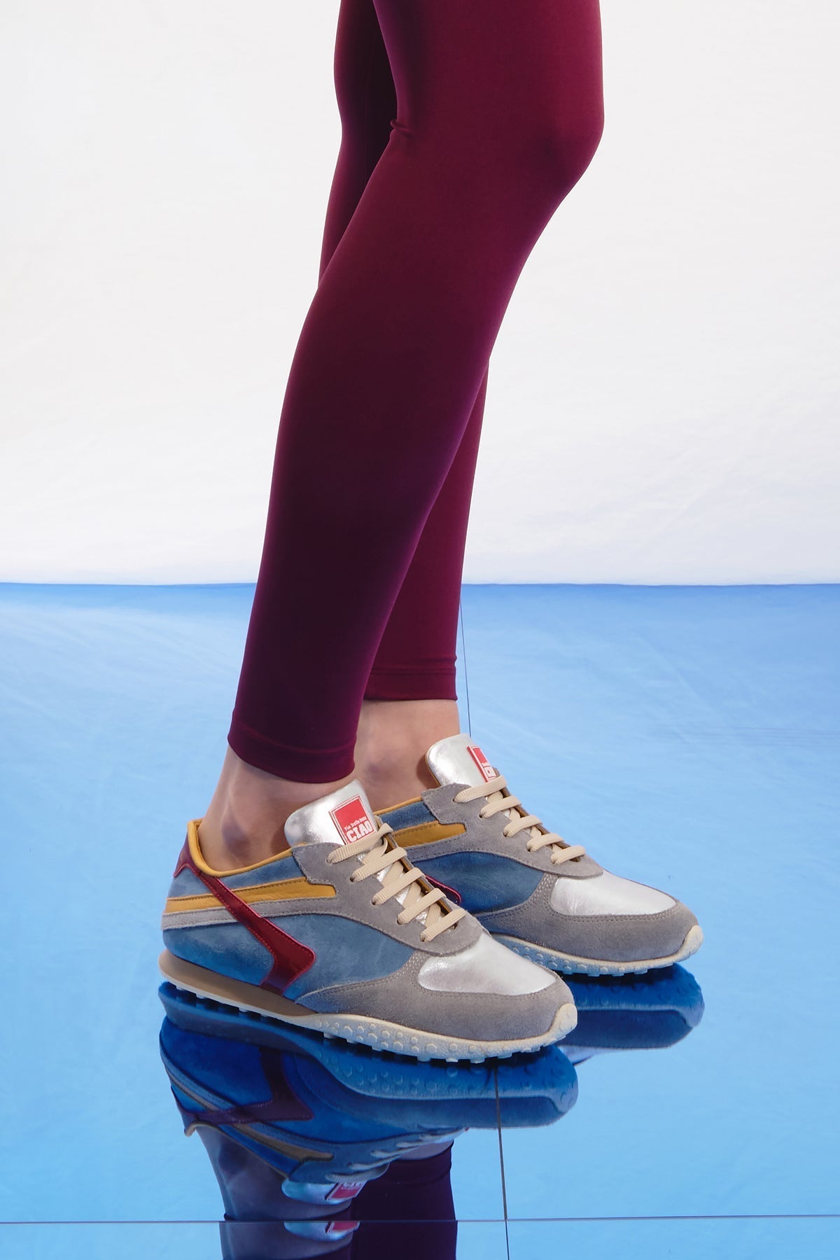 Light Indigo Light Grey Sneakers Salsa