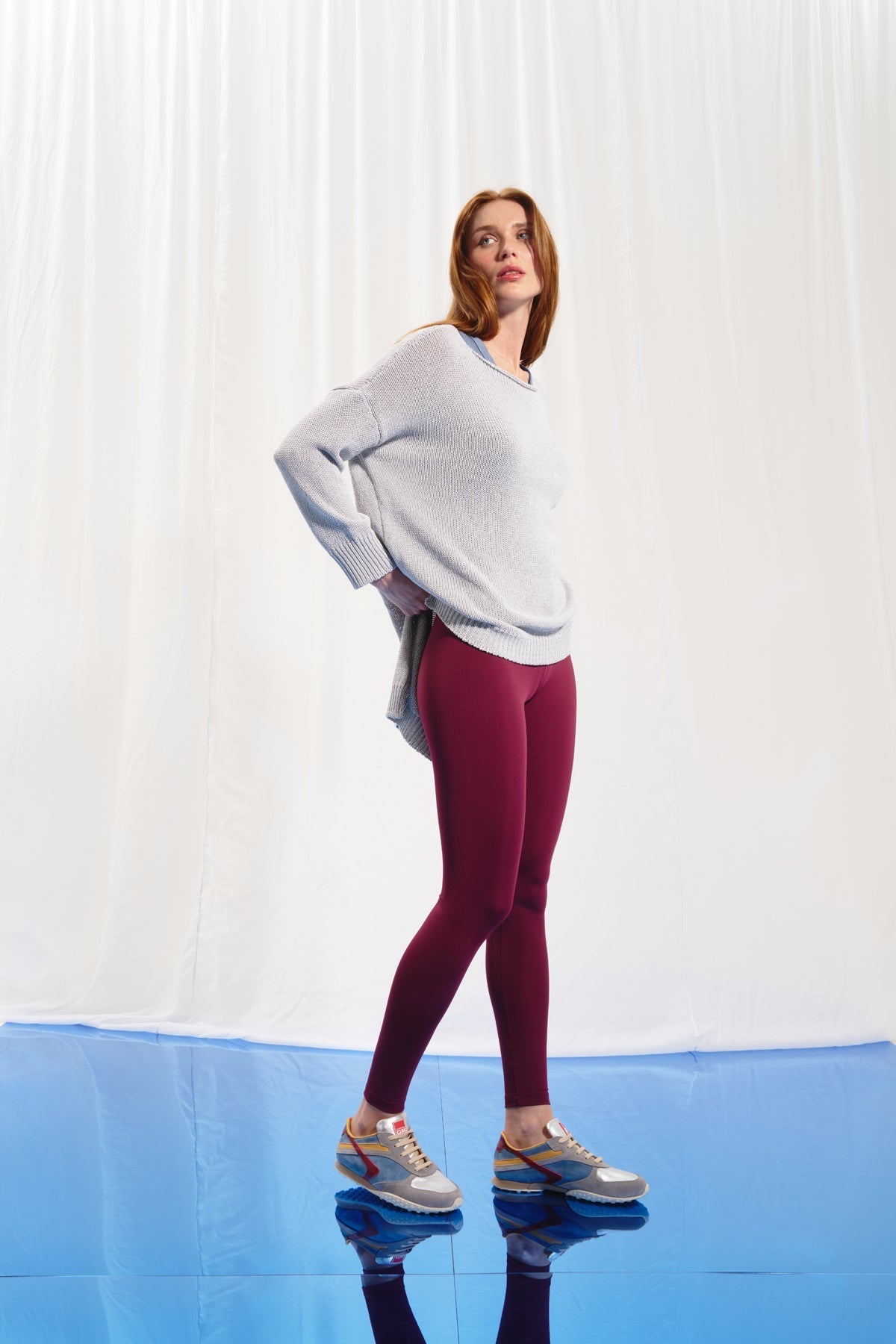 Light Indigo Light Grey Sneakers Salsa