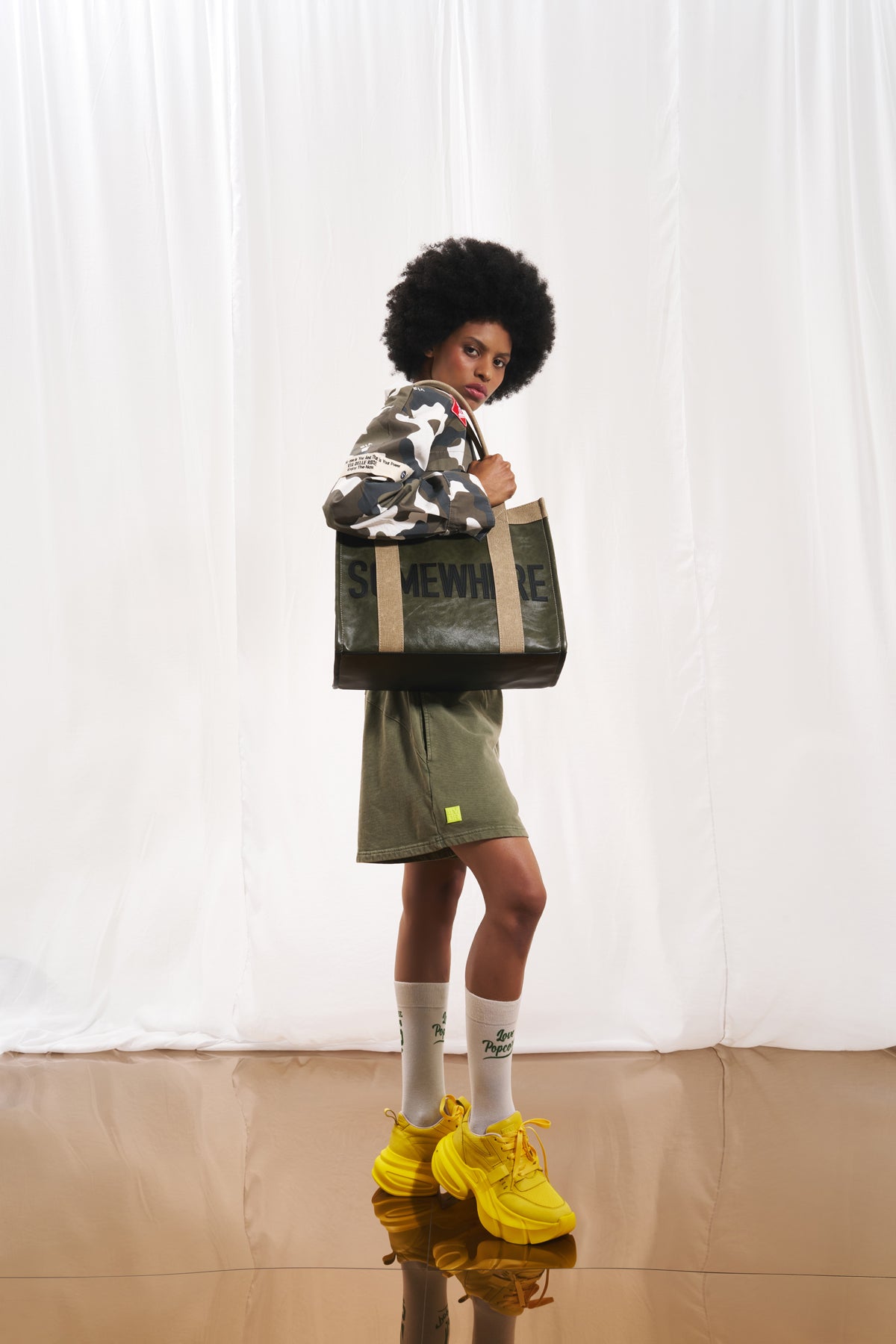 Yellow Sneakers Schiuma