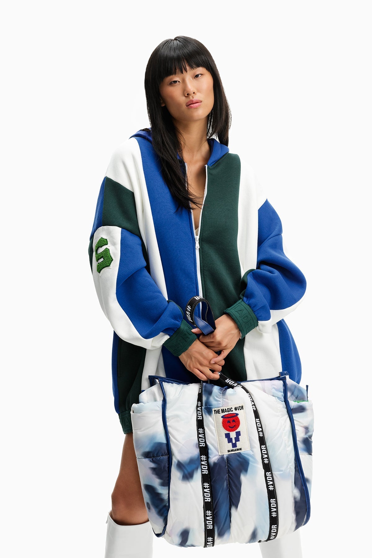 Off White Blu Bag Stripe2
