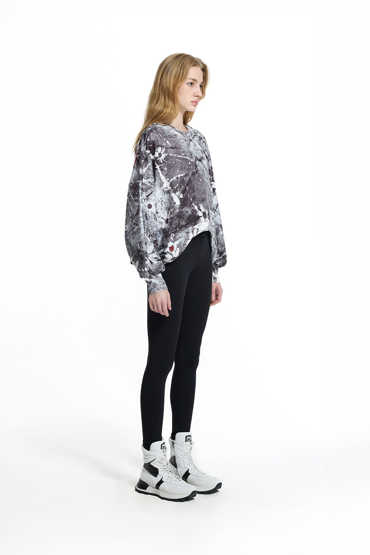 White Black Boots Tina4