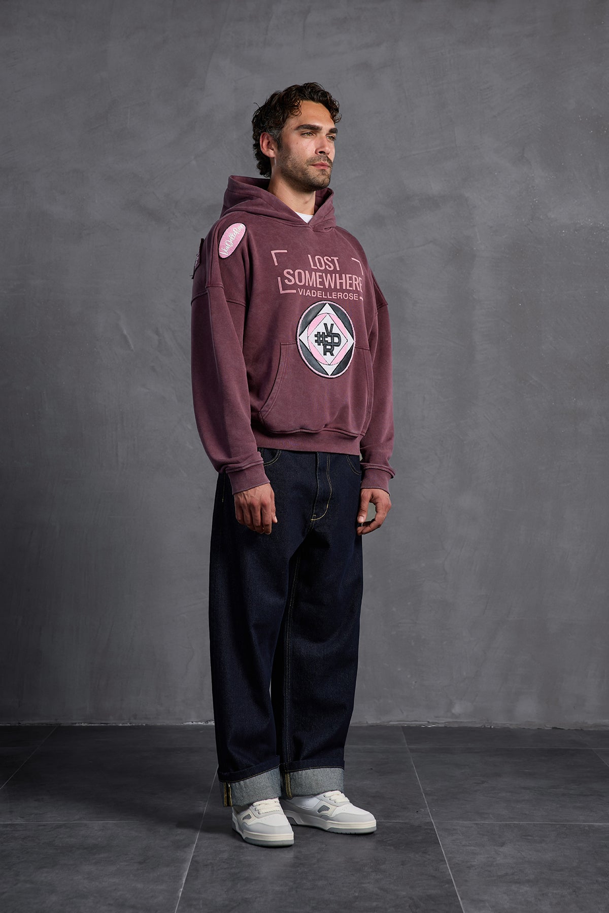 Blue Baggy Trousers 10016