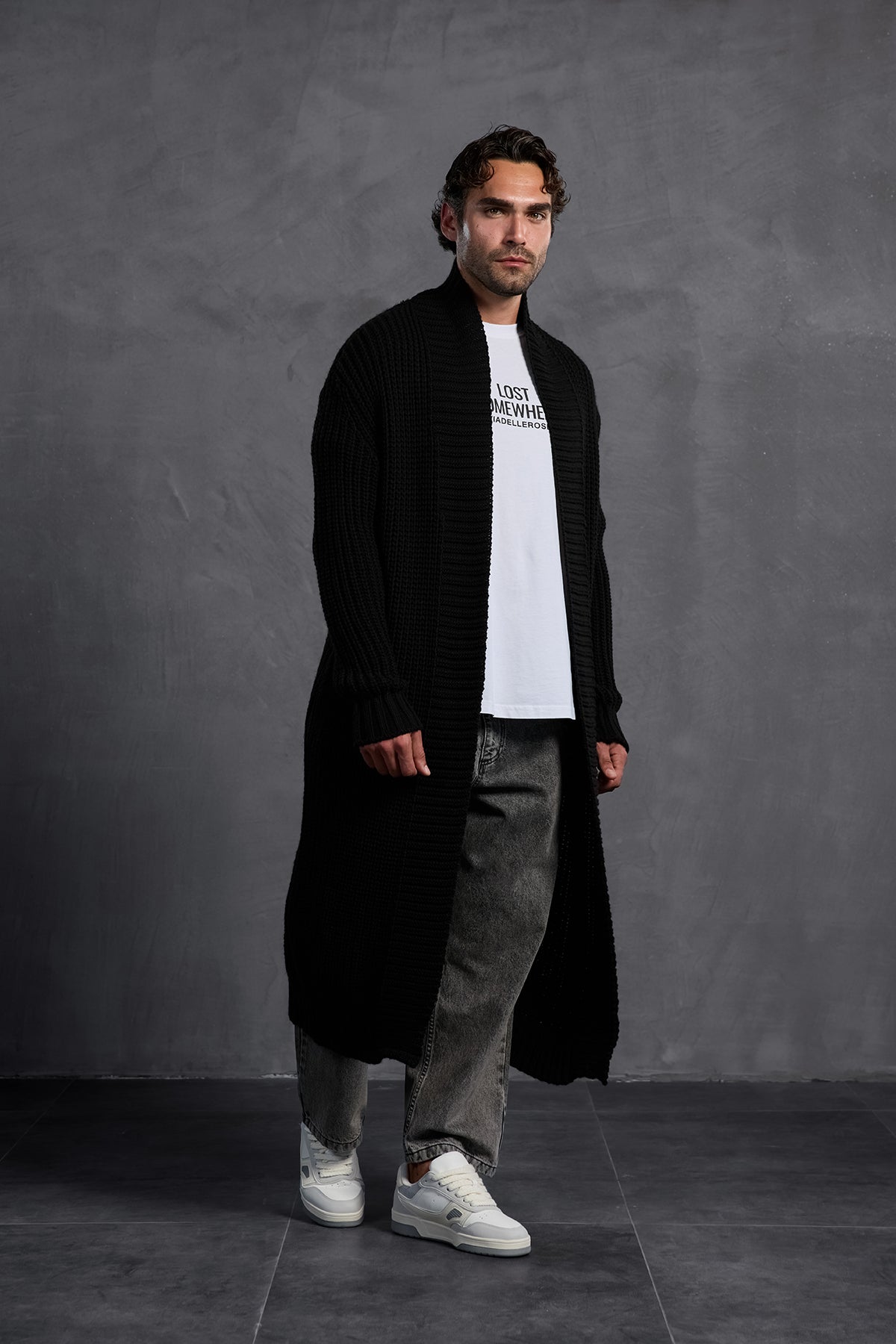 Black Baggy Trousers 10017