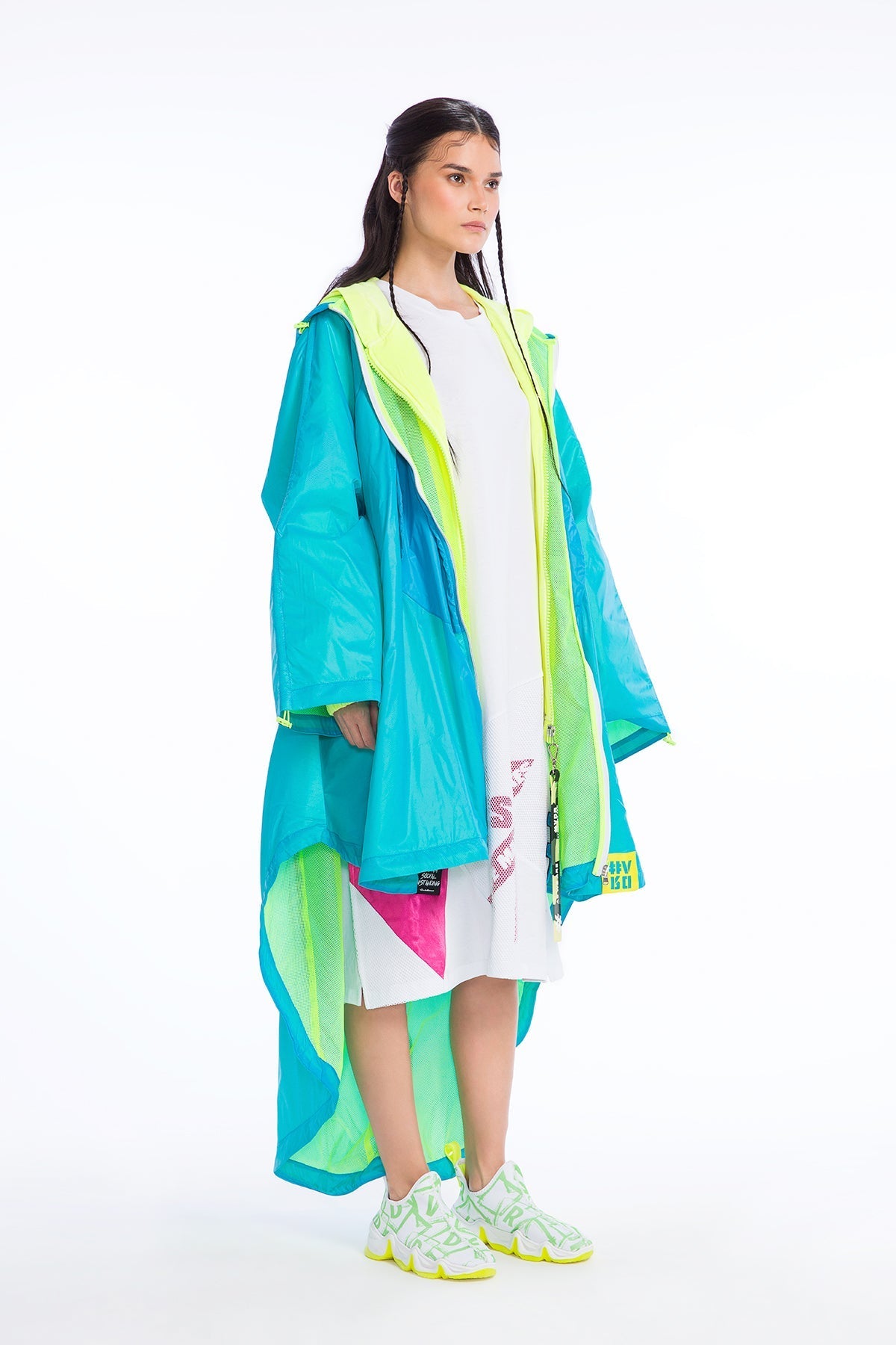 Azzurro Trench Coat 9184