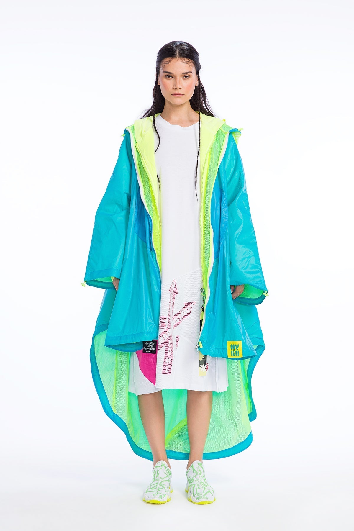 Azzurro Trench Coat 9184