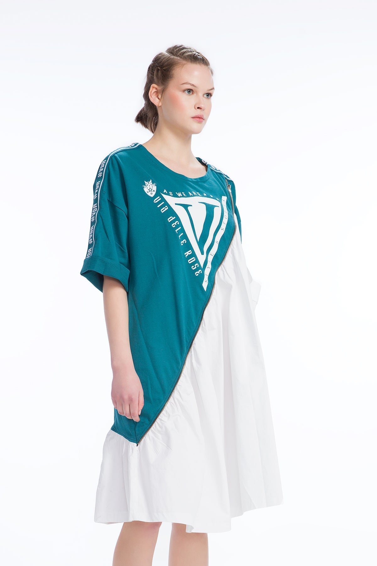 Dark Green Bianco Dress 9273