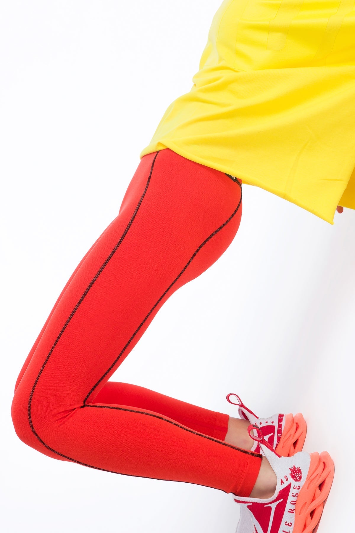 Orange Leggings 9387