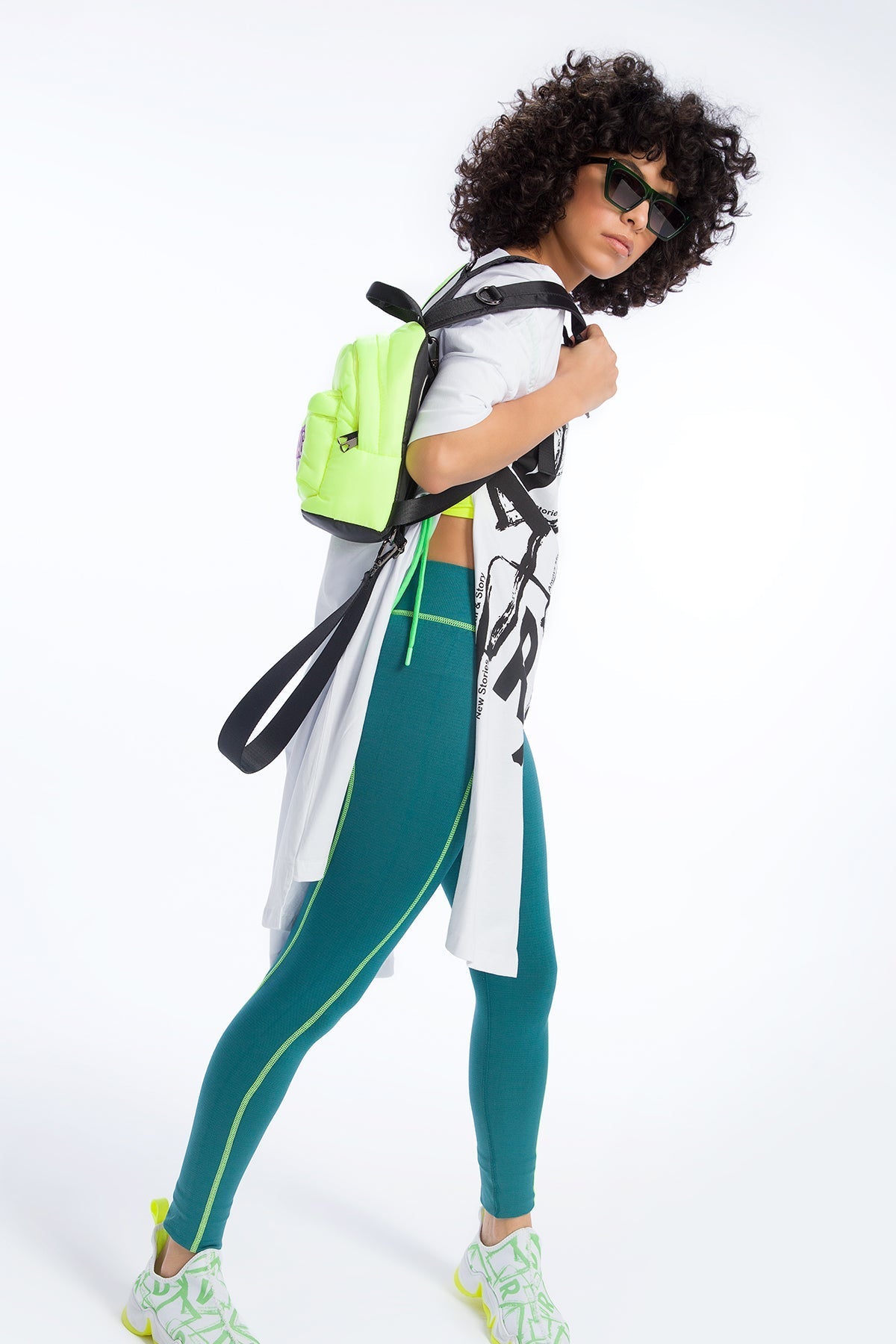 Dark Green Leggings 9387