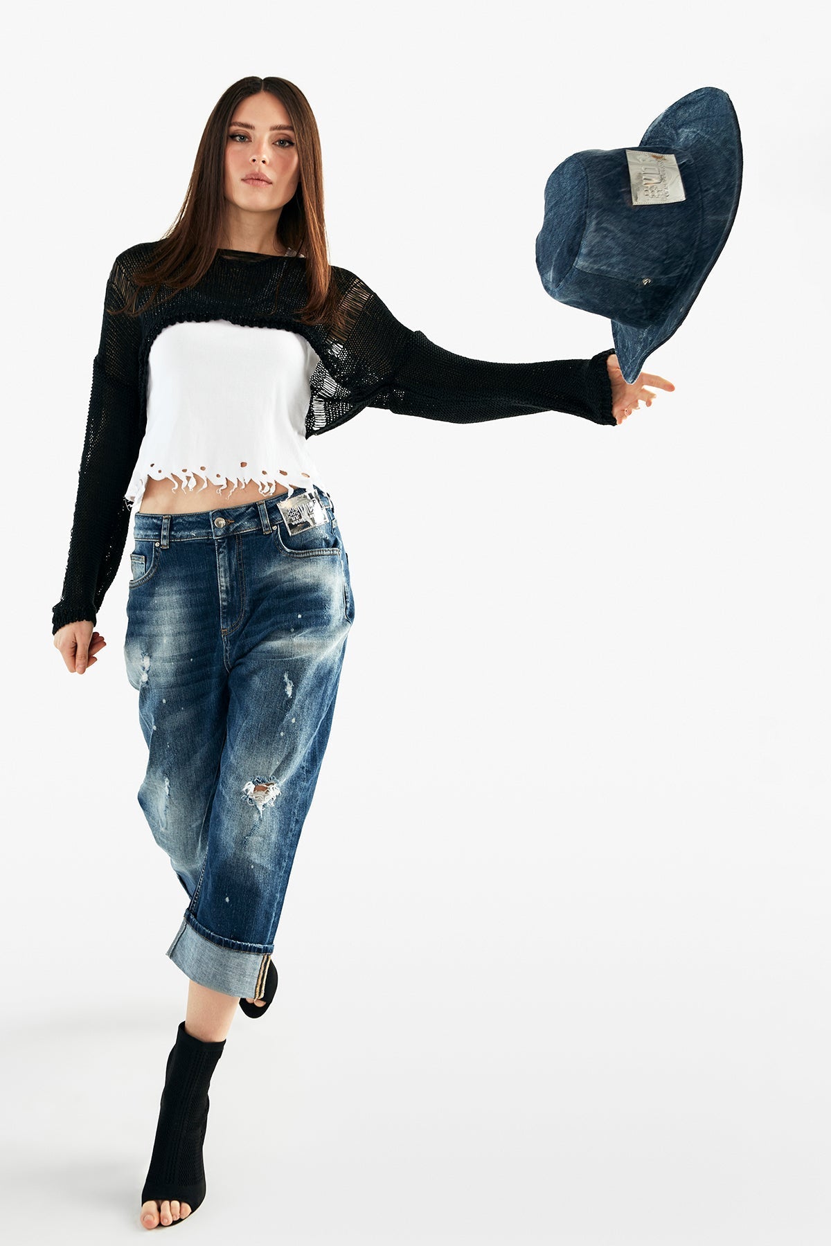 Nero Knit Top 11124