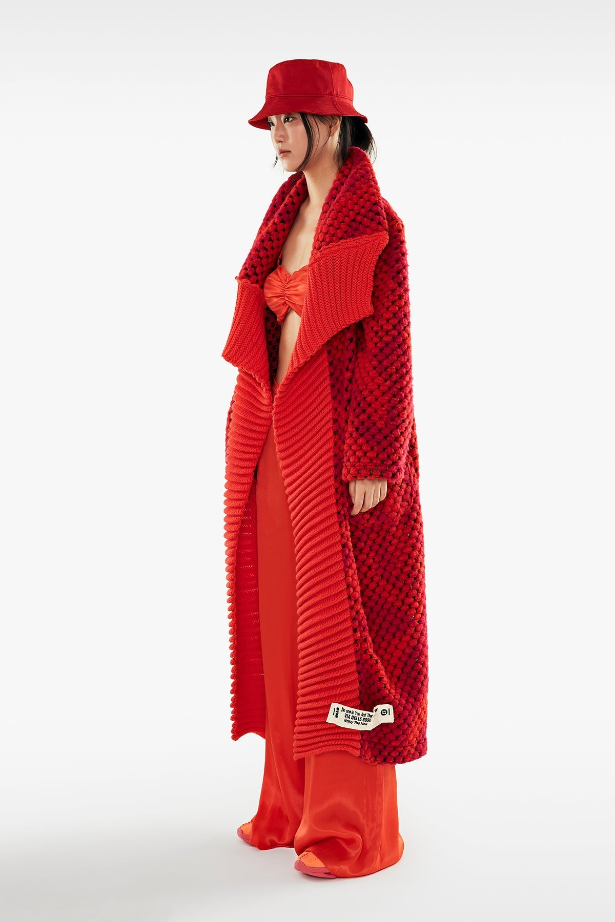 Orange Cardigan 11193