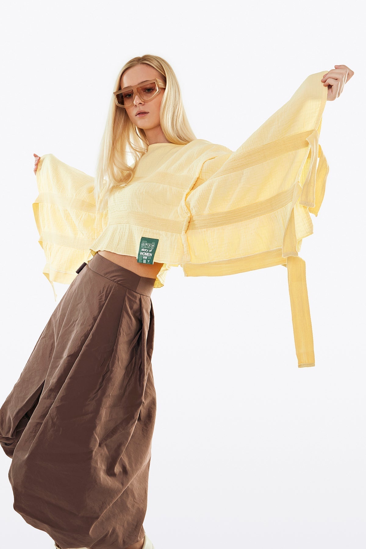 Giallo Pastello Kimono Top 11300