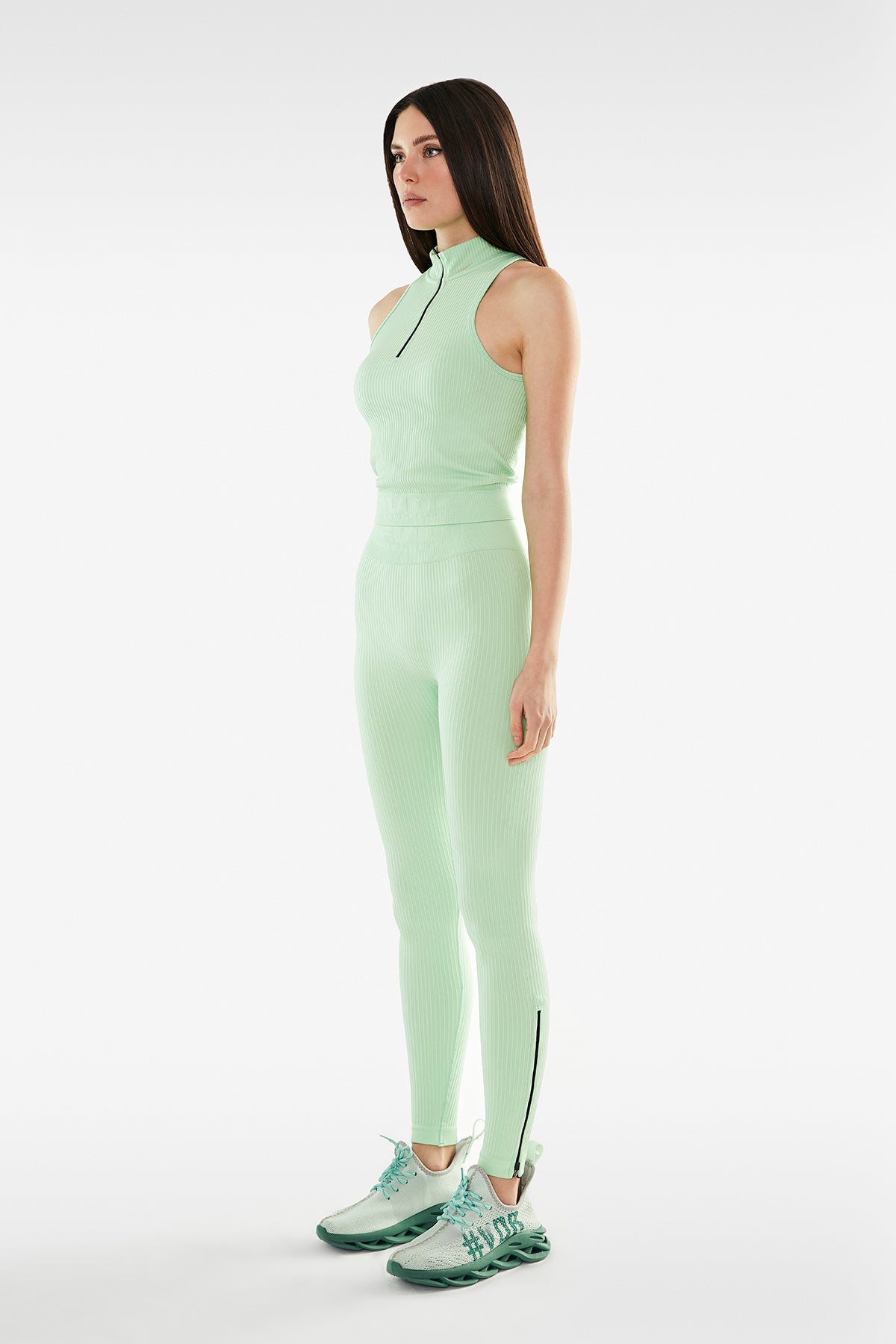 Verde Pisello Leggings 11329