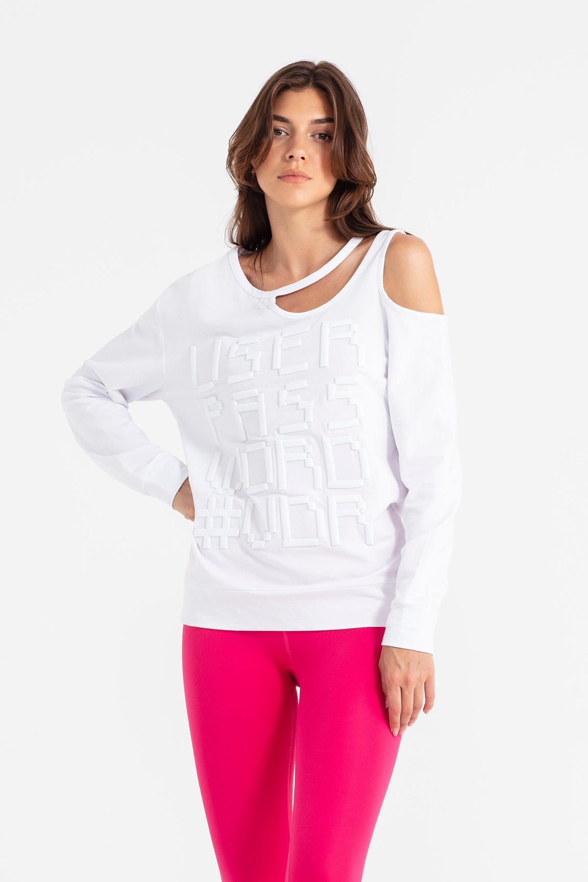 Bianco Sw-shirt 11457