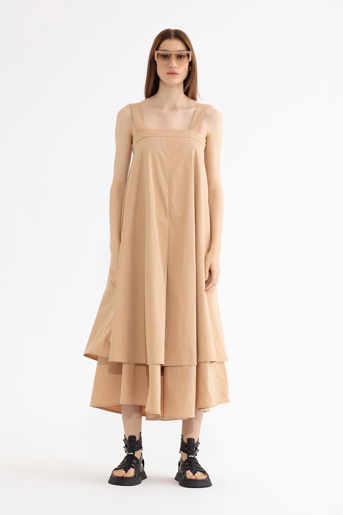 Beige Overall 13184