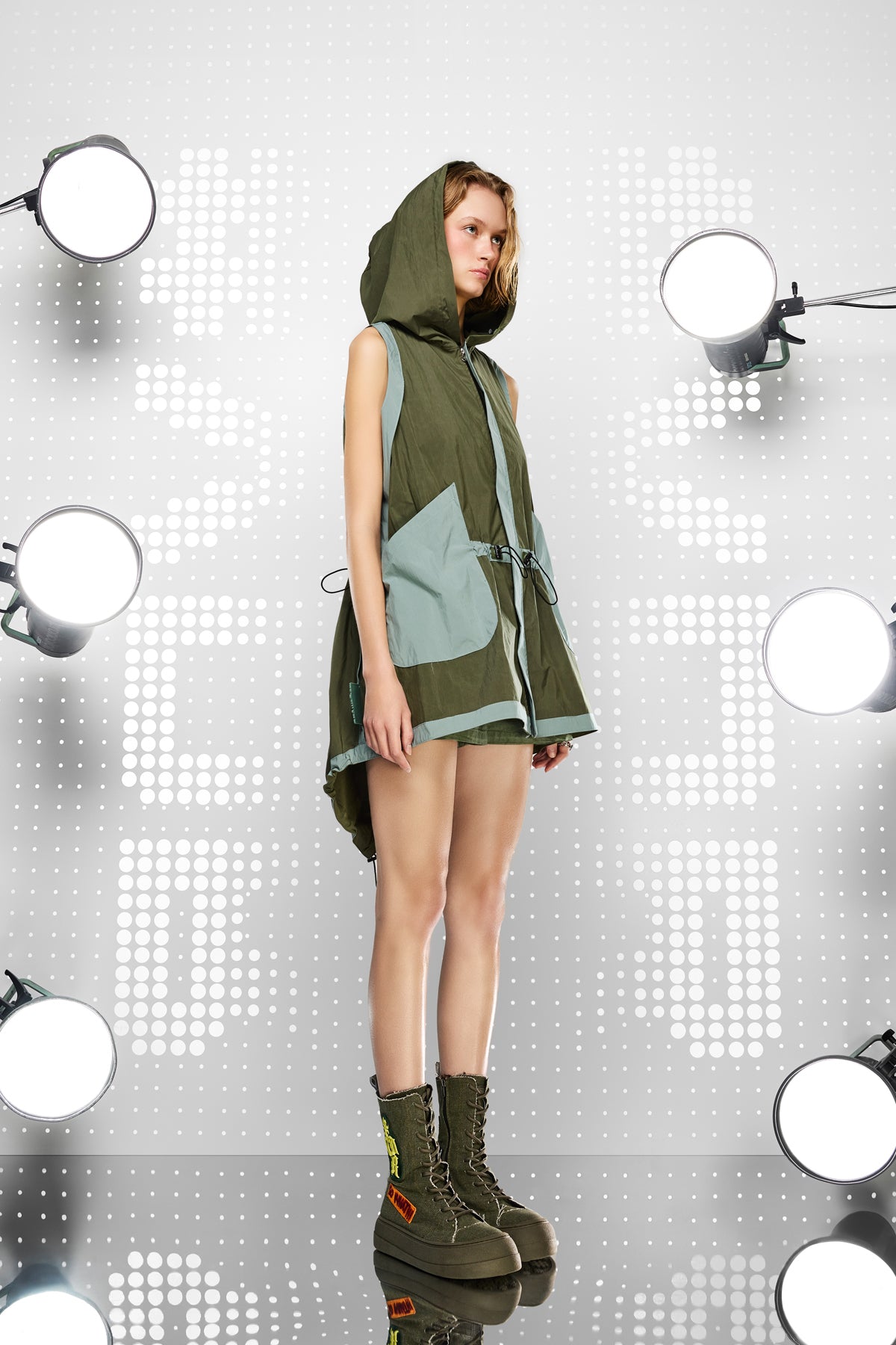 Kaki Coat 15227