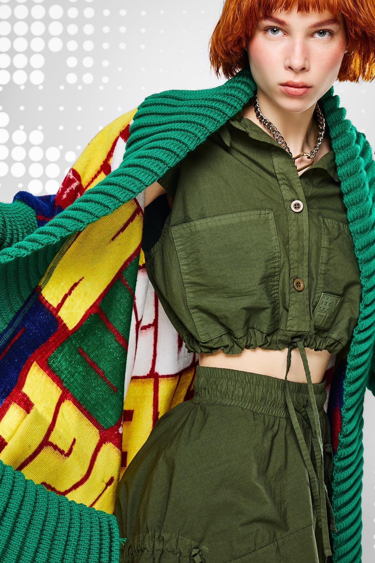 Multicolor Cardigan 15441