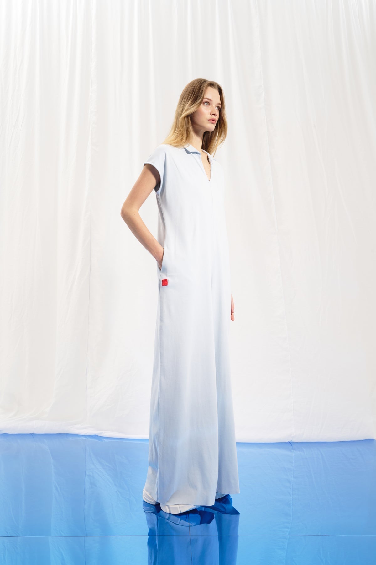 Light Grey Jumpsuit 17004