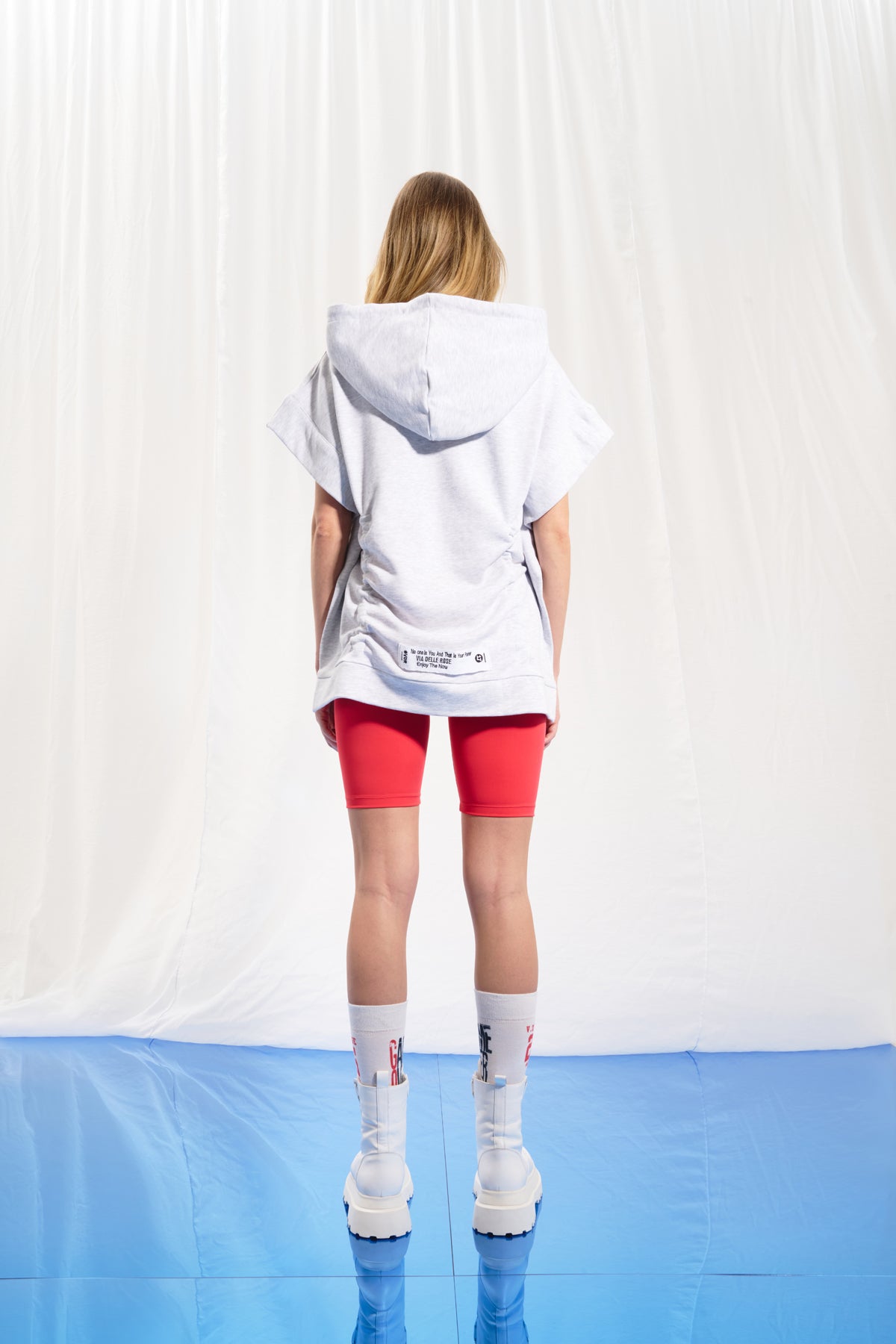 Light Grey Melange Sweatshirt 17034