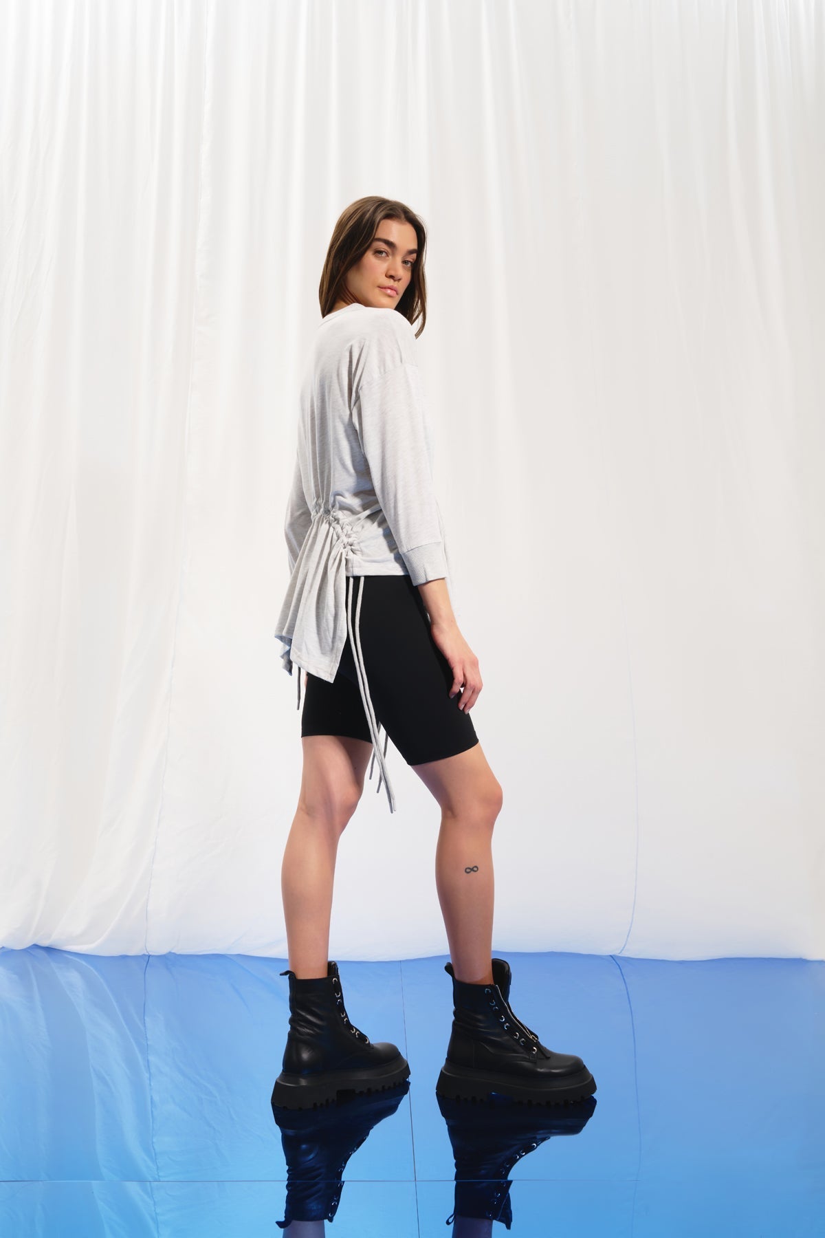 Light Grey Melange T-shirt 17085