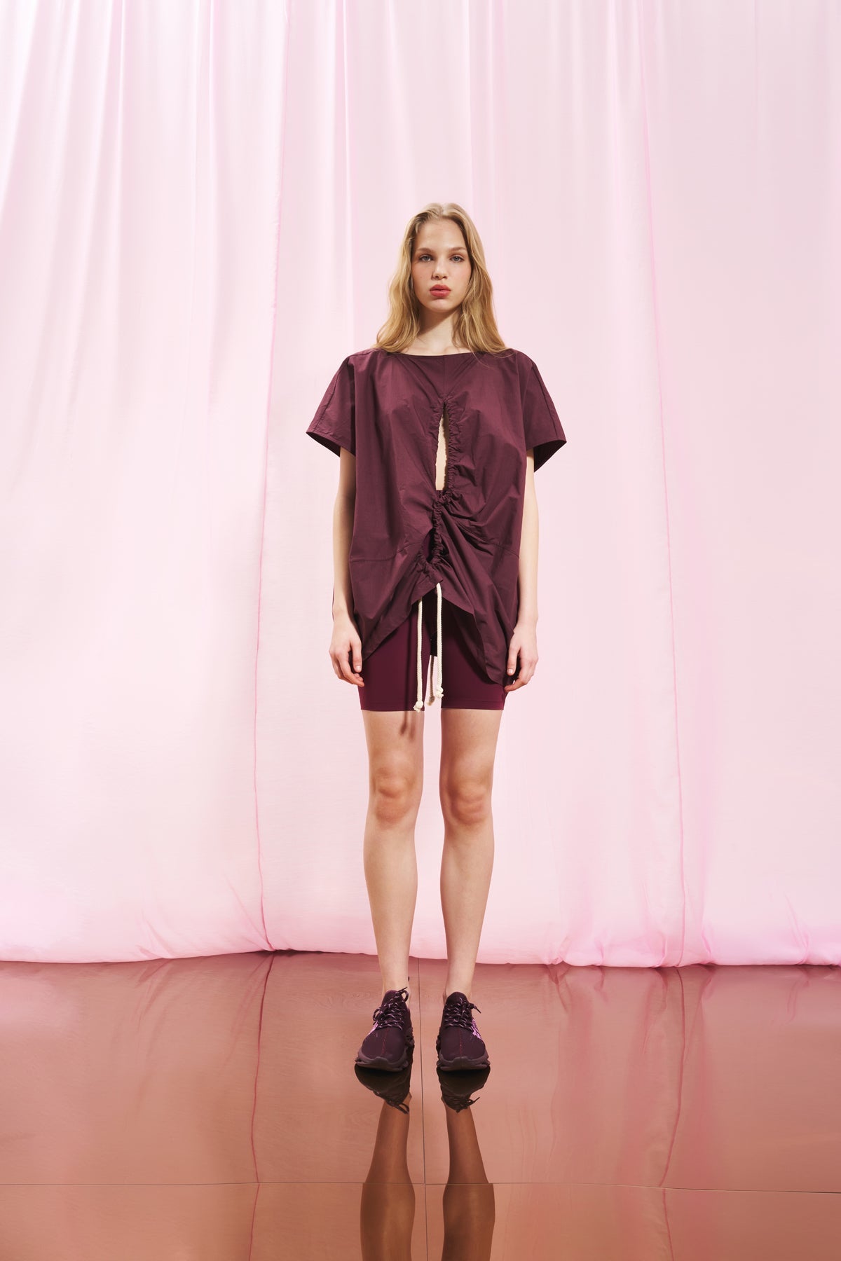 Burgundy Tunic 17109