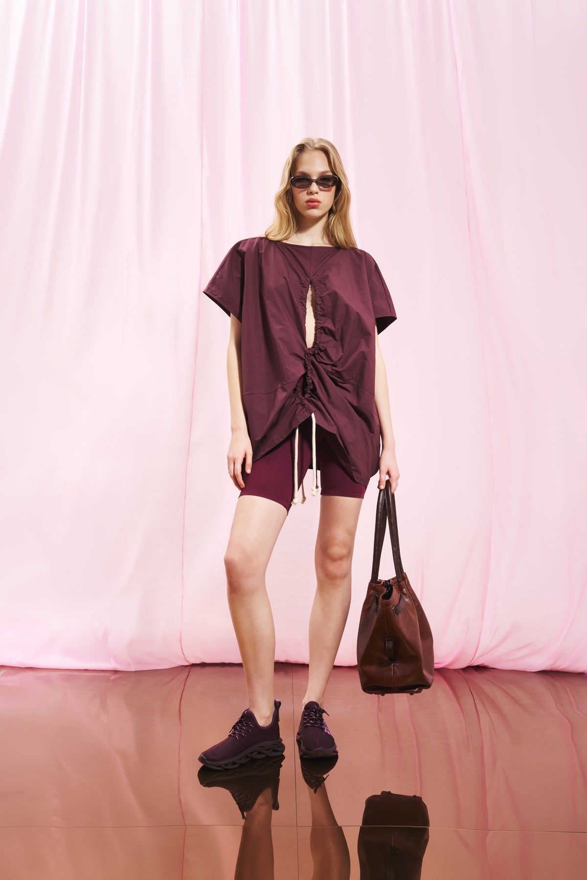 Burgundy Tunic 17109