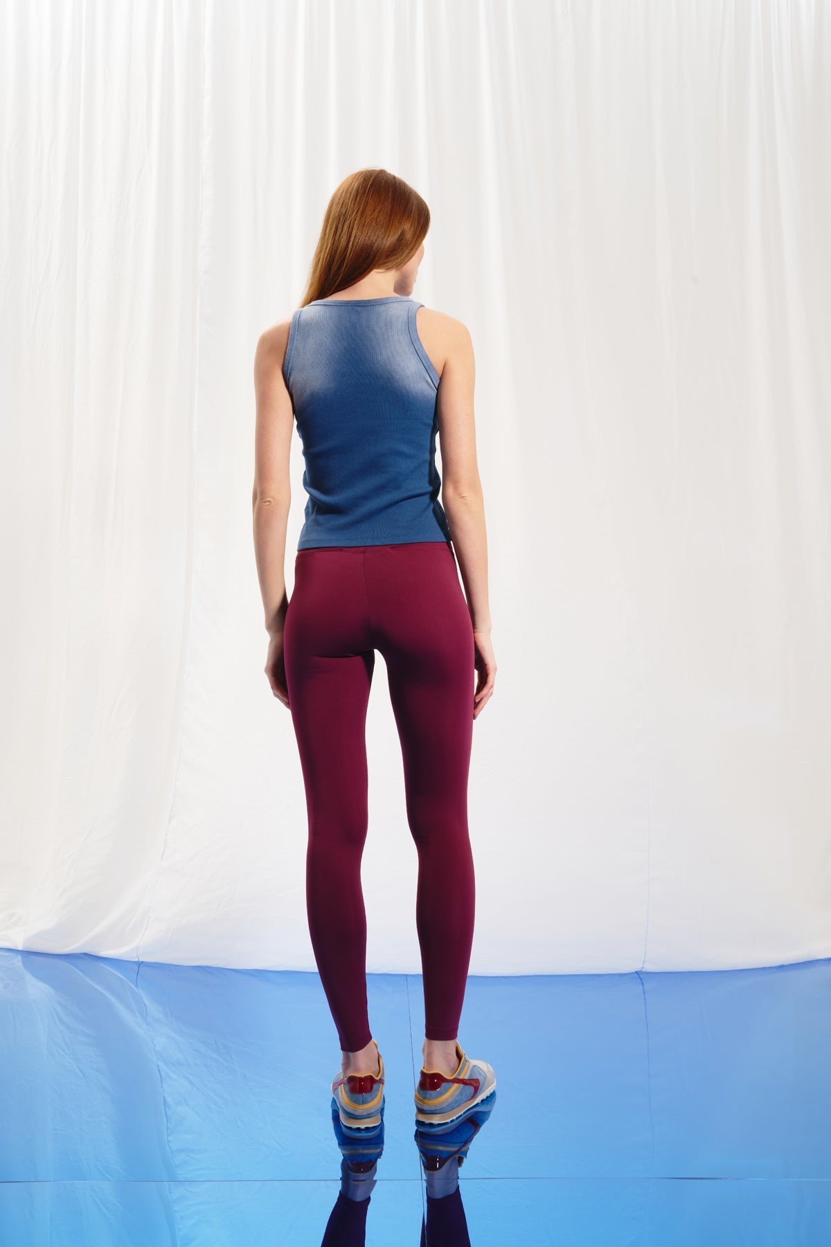 Burgundy Leggings 17118