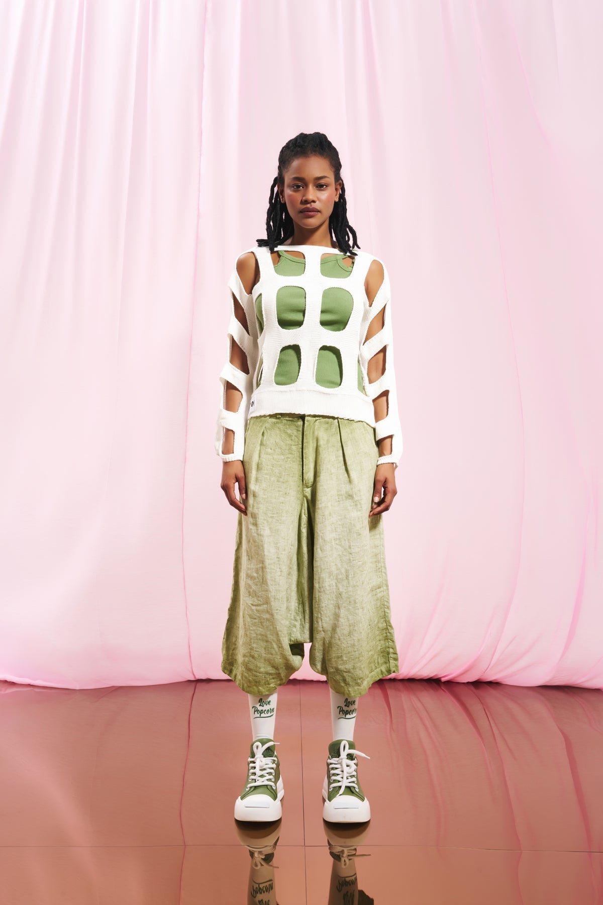 Off White Knit Sweater 17168