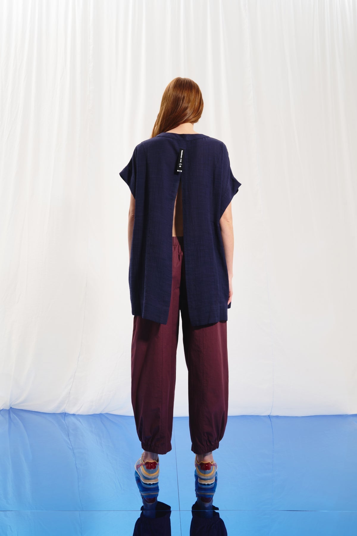 Navy Blue Blouse 17270
