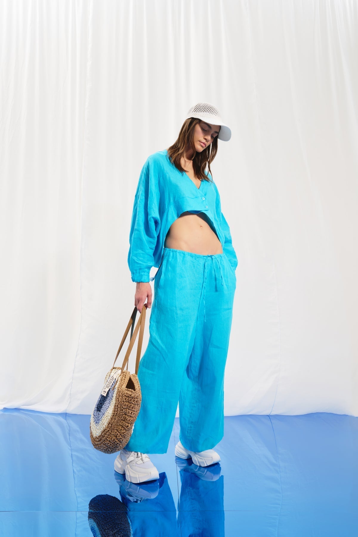 Light Blue Blouse 17293