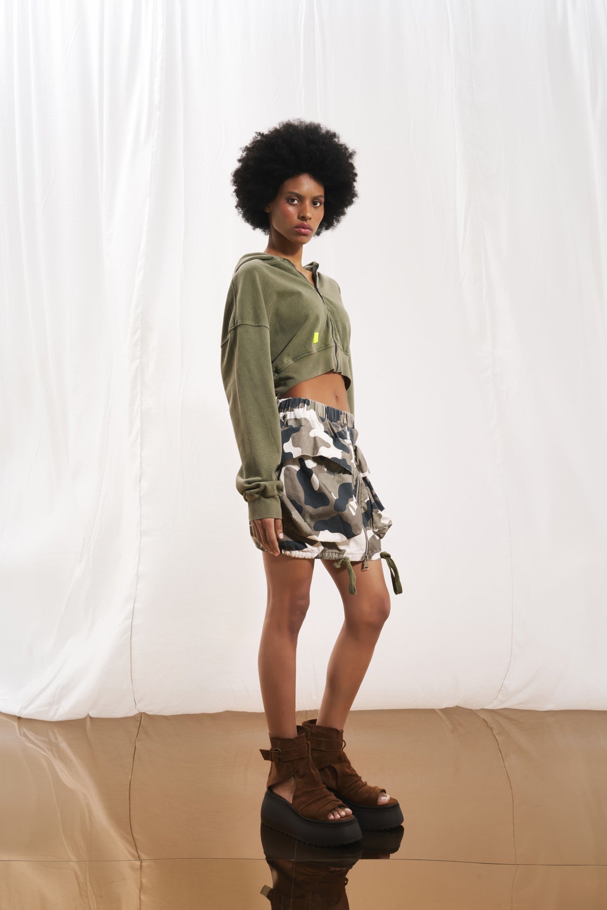 Olive Green Sweatshirt 17322
