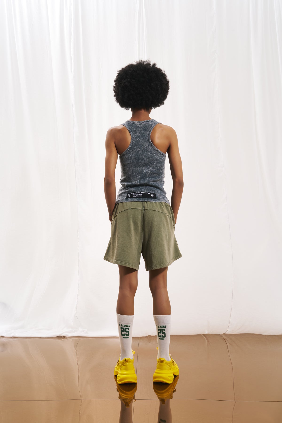 Olive Green Shorts 17323