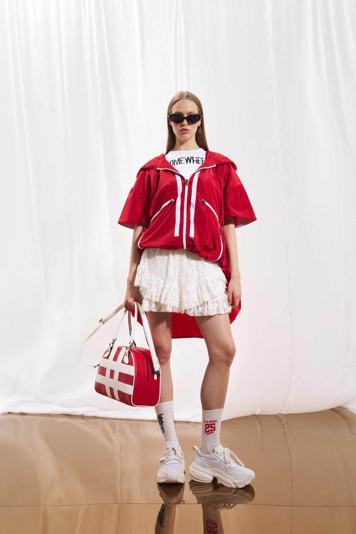 Red Trench Coat 17326
