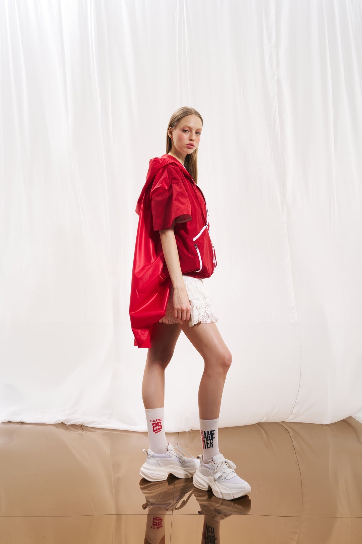 Red Trench Coat 17326