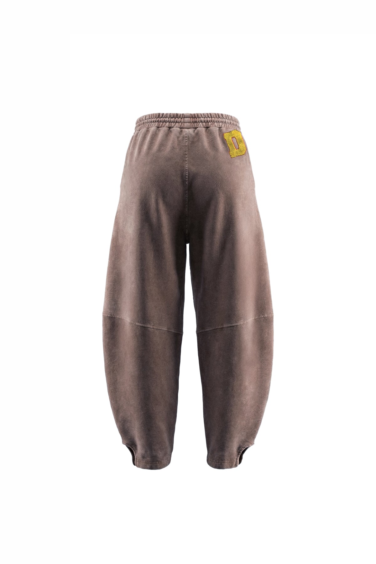 Mink Beige Panel Seam Detail Baggy Jogger Trousers 19088