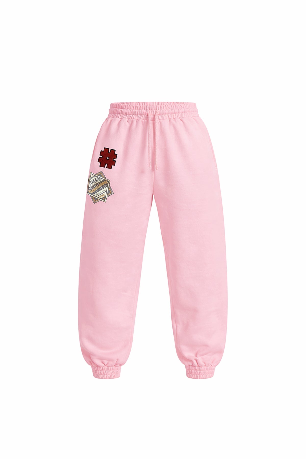 Pink Patch Detail Jogger Trousers 19098