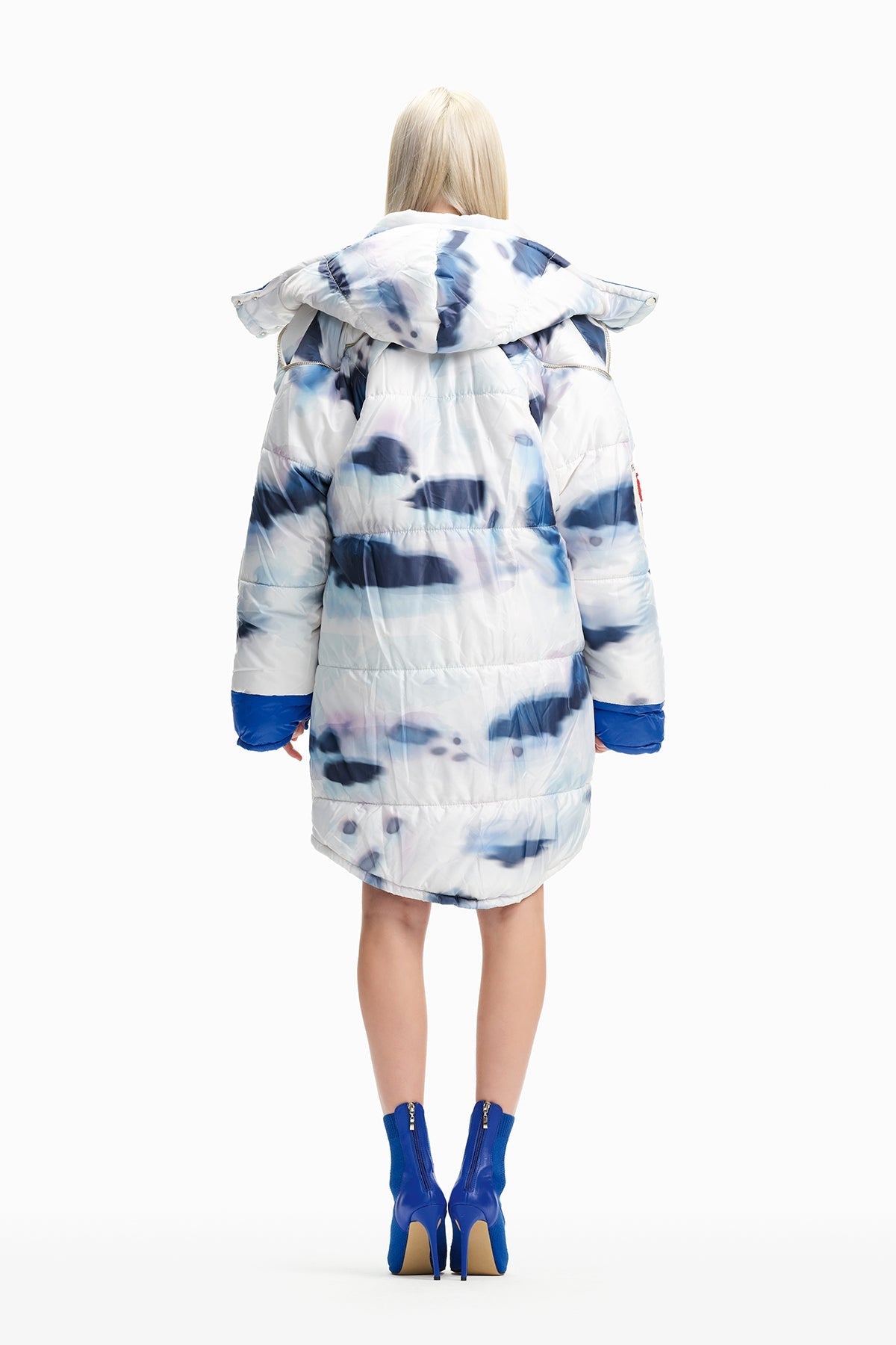 Off White Blu Blouson 10055