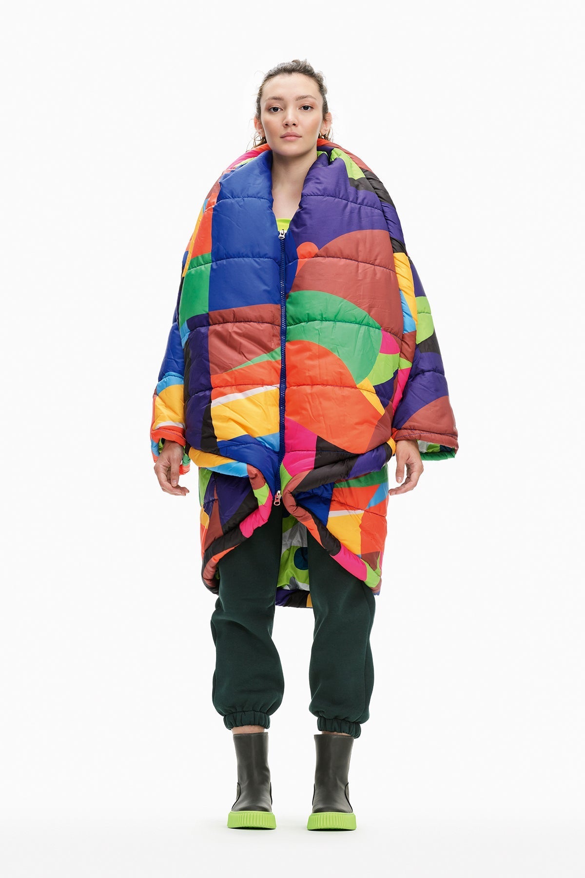 Multicolor Blouson 10064