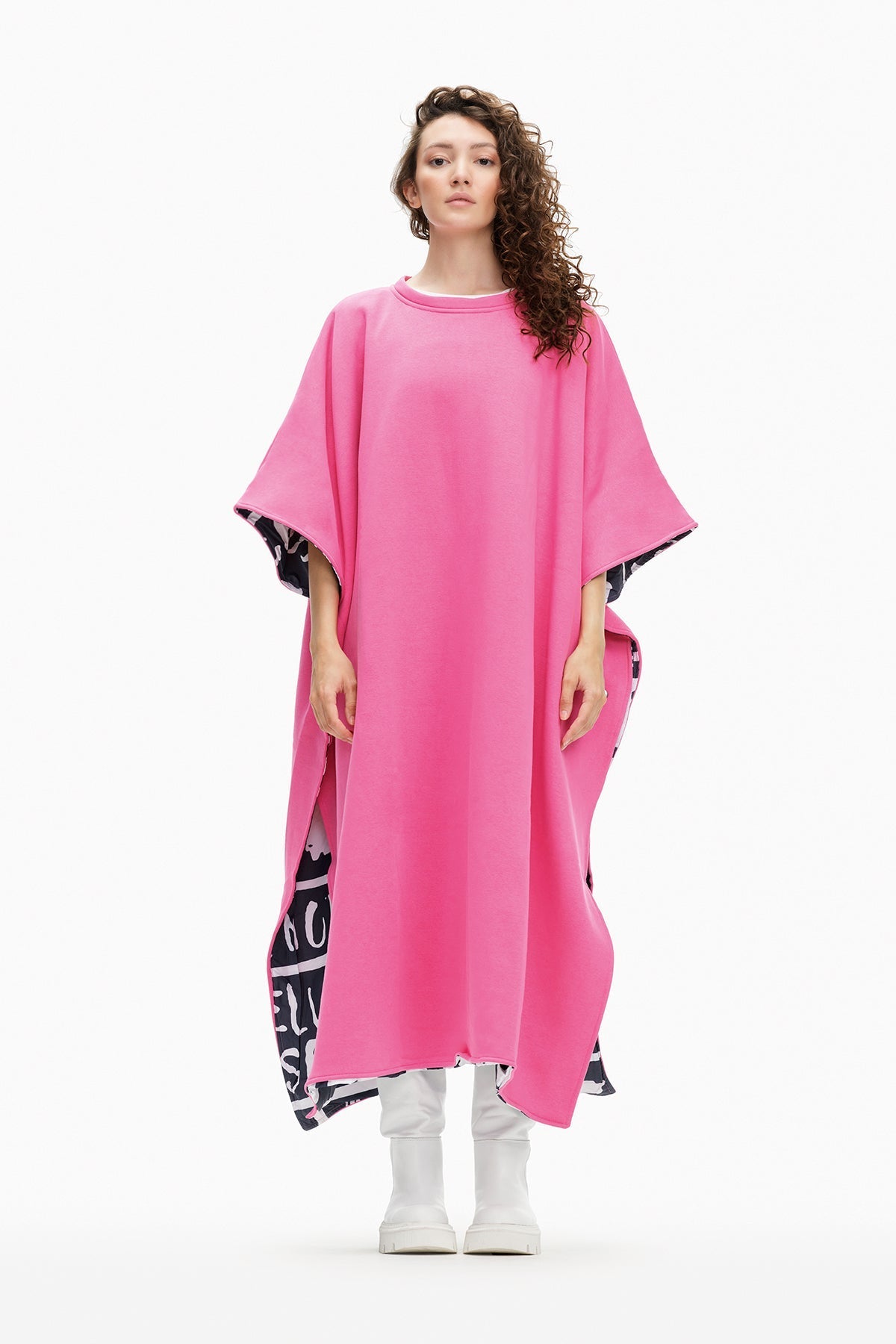 Pink Poncho 10087