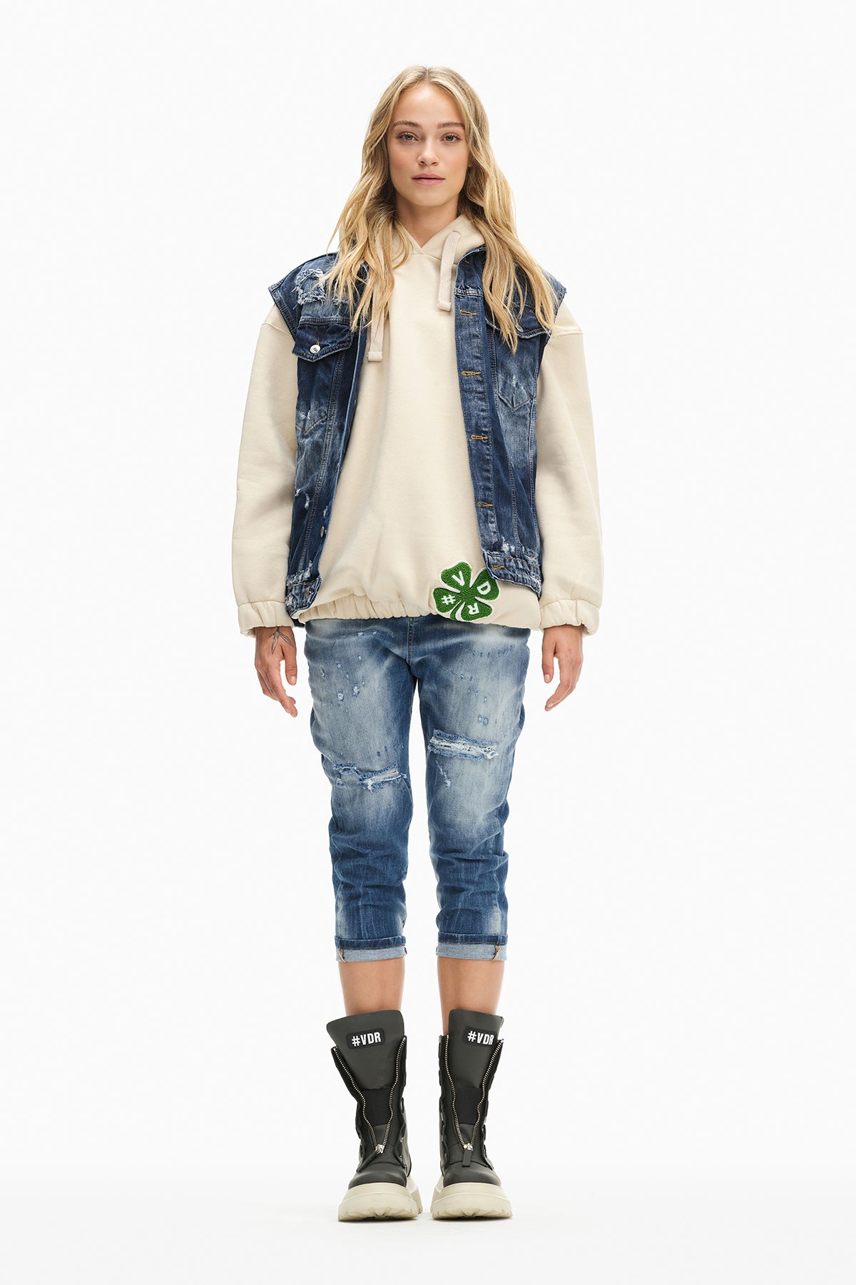 Beige Sw-shirt 10094