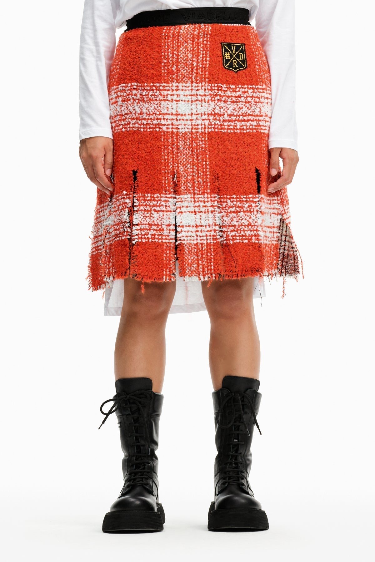 Orange Skirt 10184