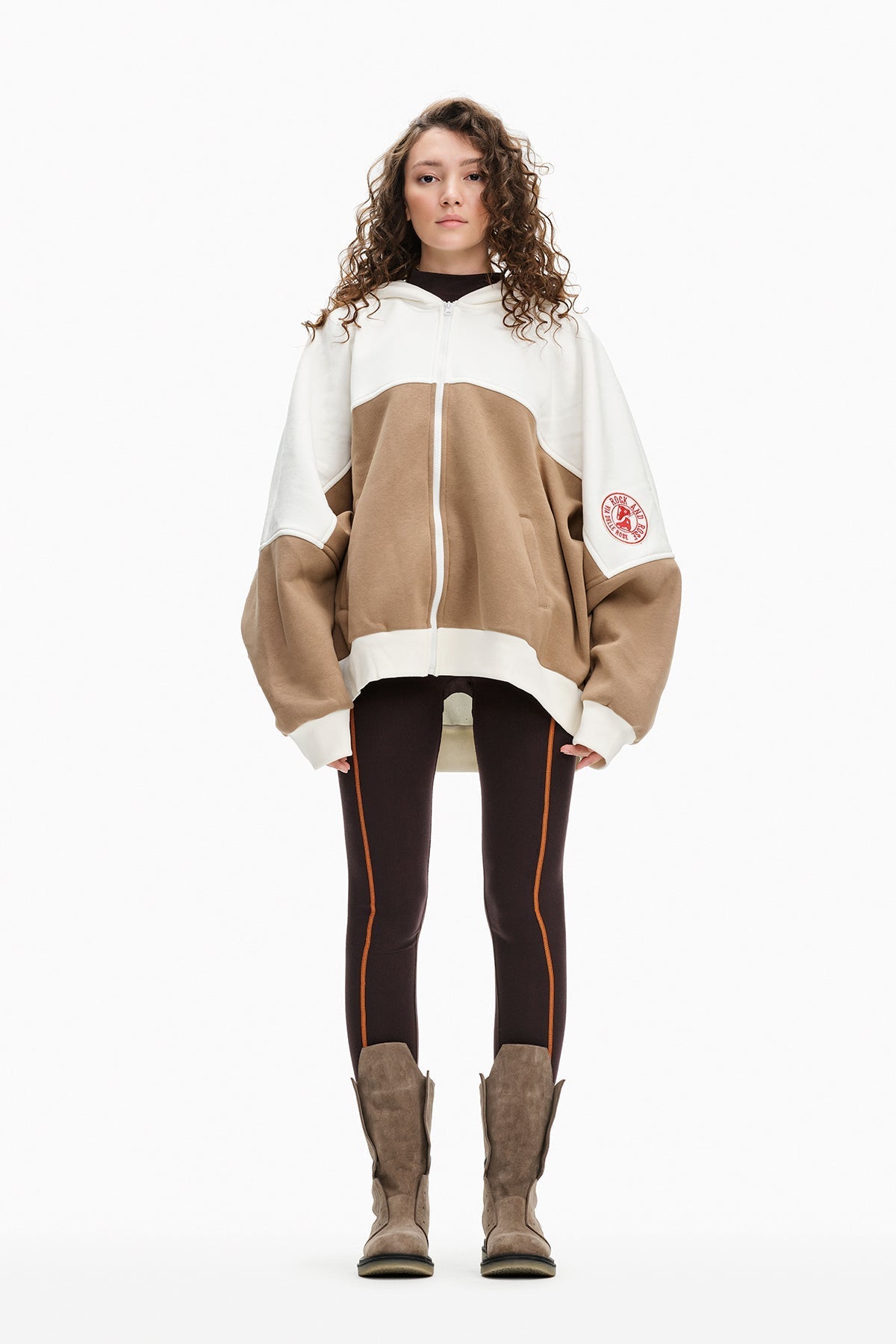 Off White Camel Sw-shirt 10189