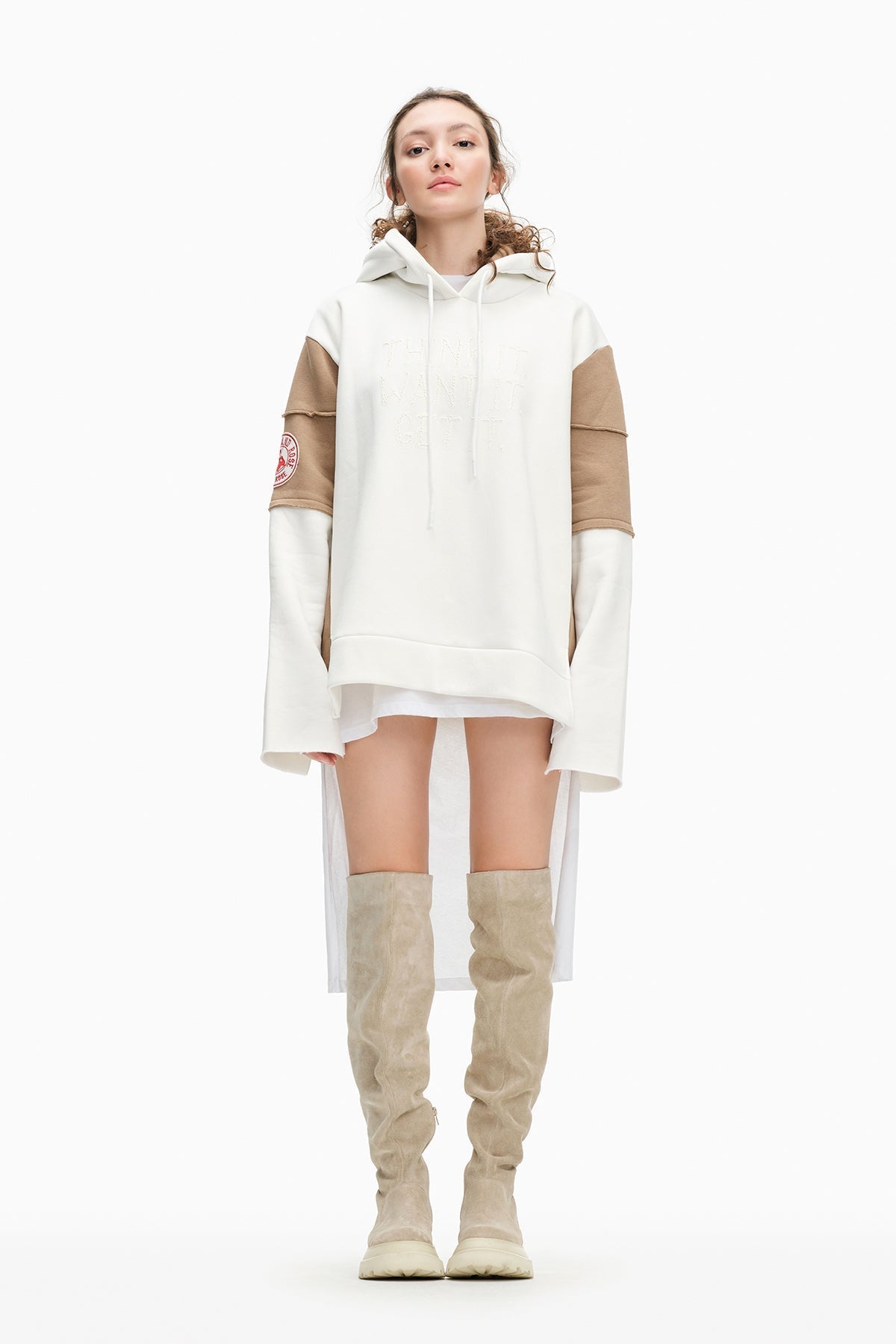 Off White Cappuccino Sw-shirt 10191