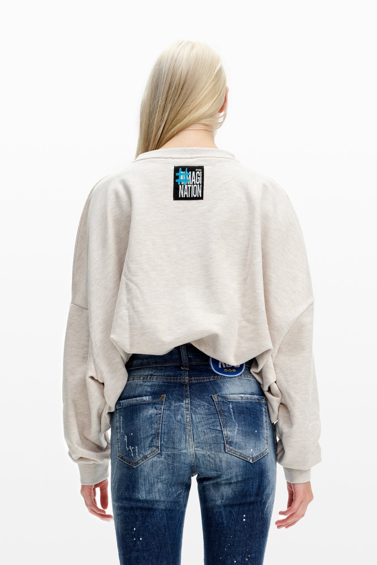 Beige Melange Sw-shirt 10231