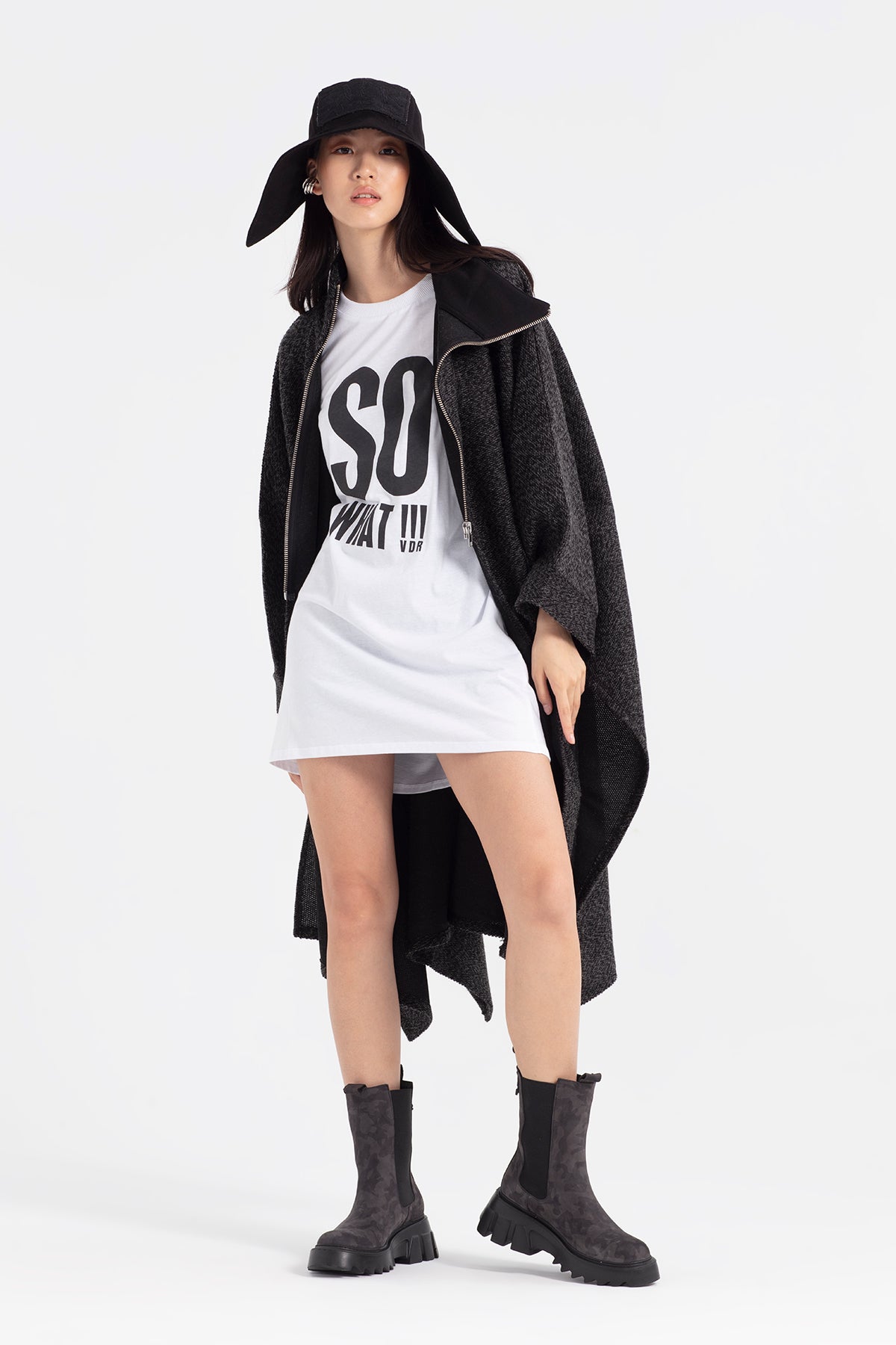 Antracite Poncho 12167