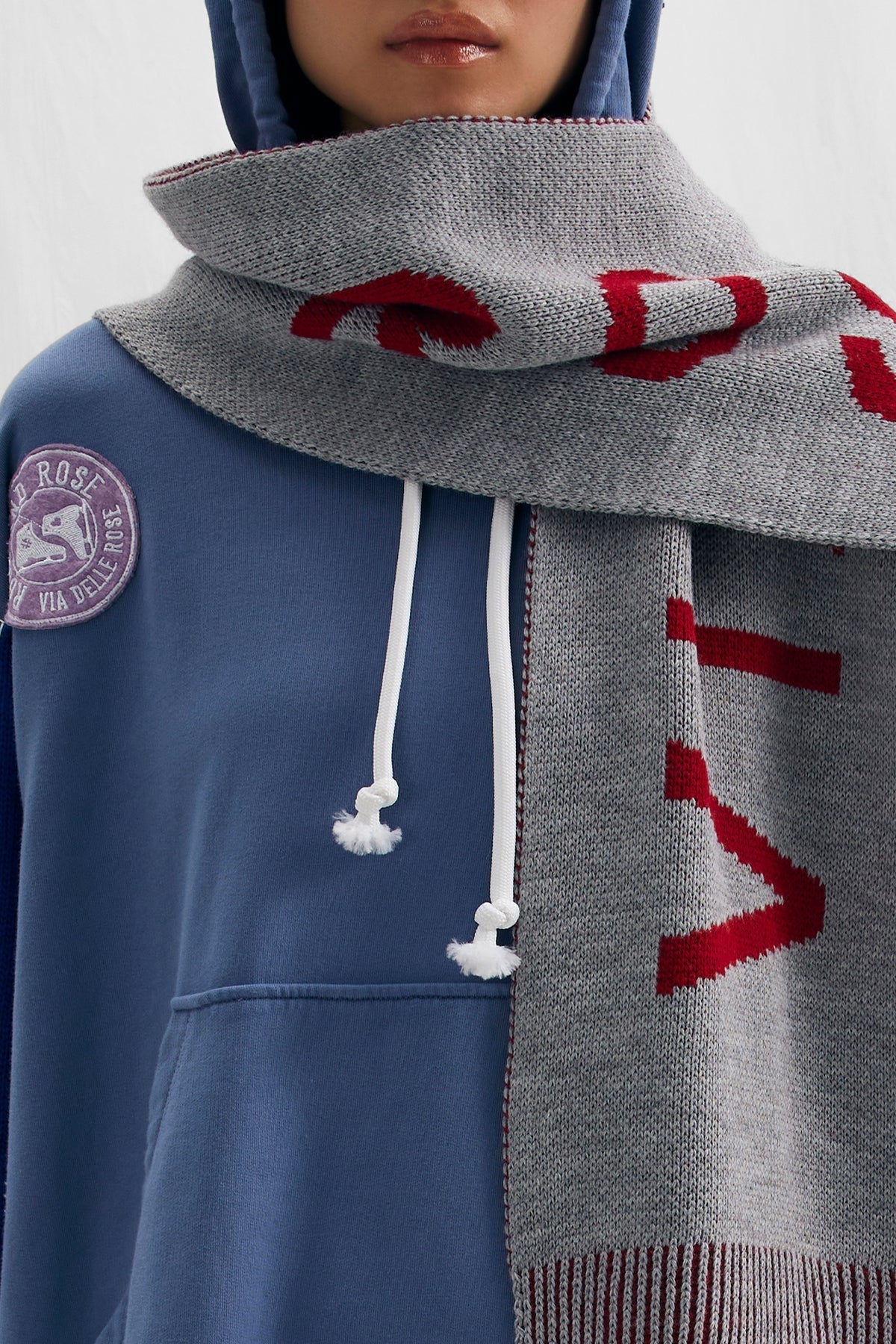 G. Melange Rosso Scarf Vw2414031