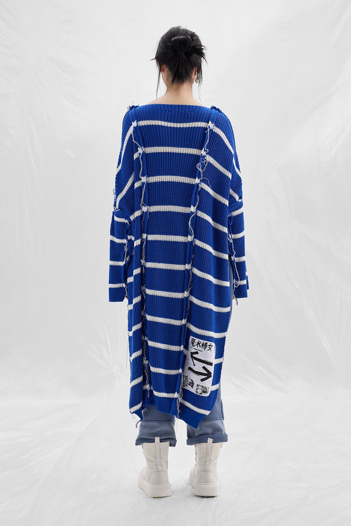 Royal Off White Poncho 14034