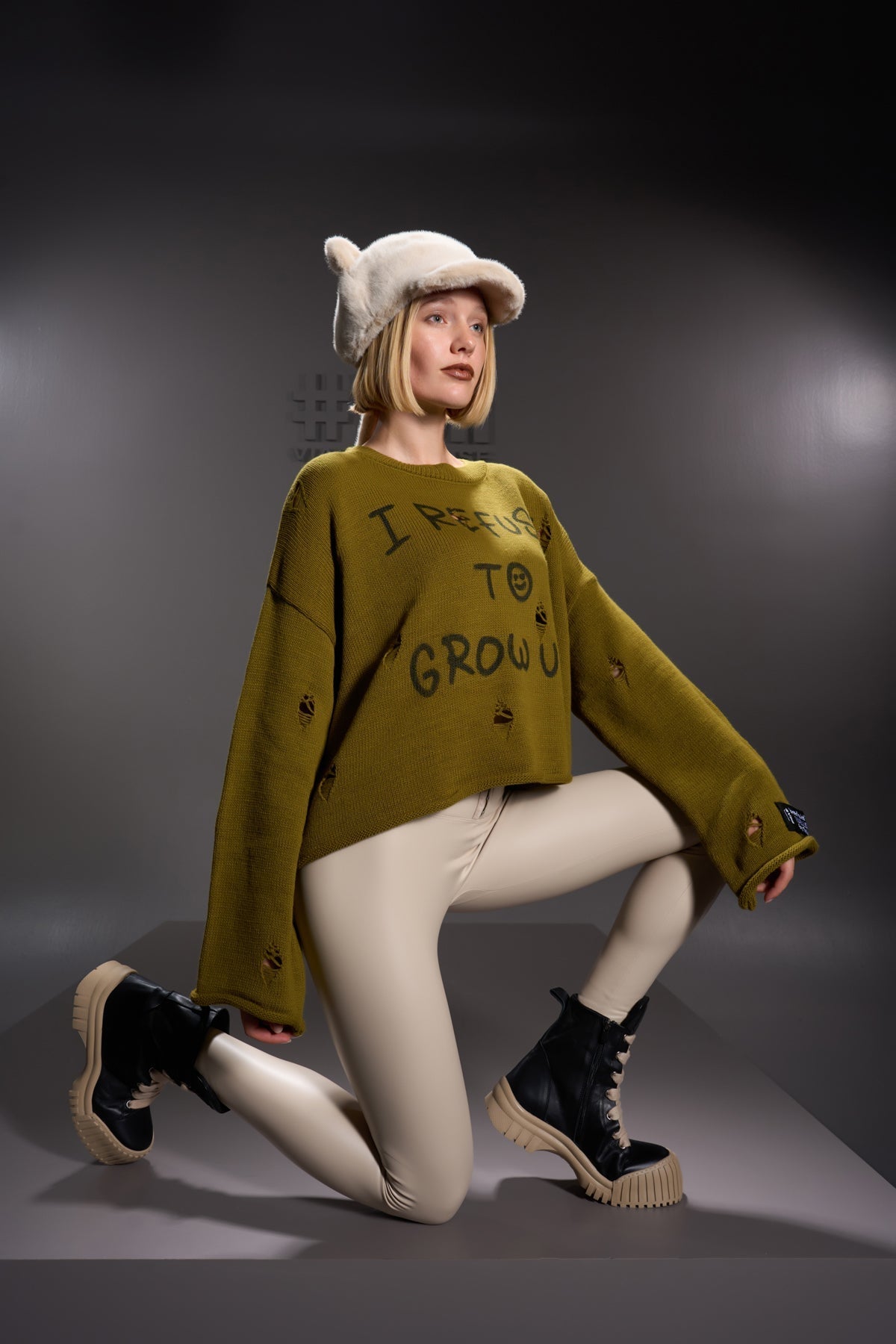 Beige Leggings 16288